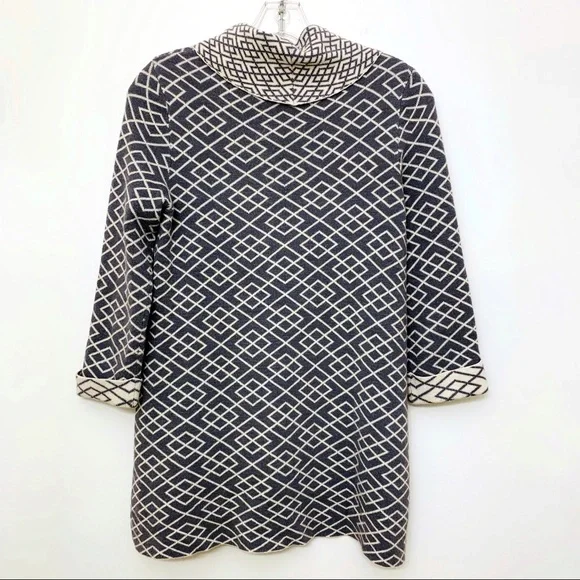 ANTHRO MOTH GRAY COWLED GALENA PULLOVER SWEATER - Picture 5 of 8